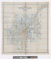 Map of the City of Los Angeles showing railway system. May 15, 1903, September 1, 1903