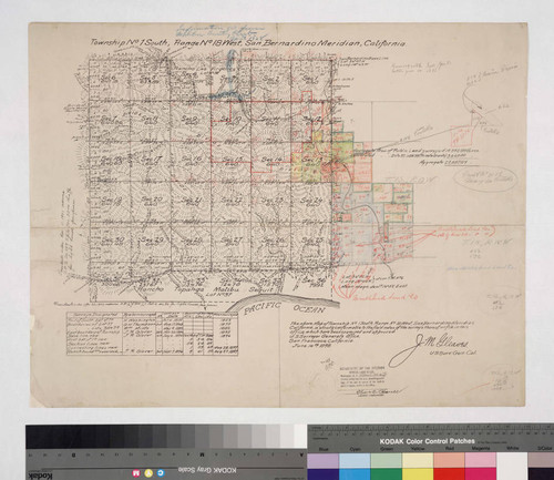 Rancho Topanga Malibu Sequit : Township No. 1 South Range 18 W. S.B.M