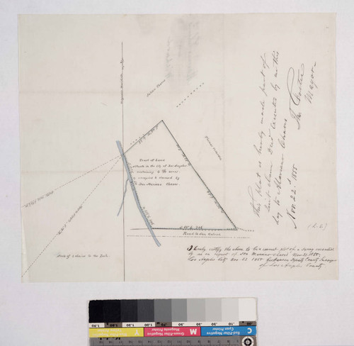 Tract of Land. containing 4 46/100 acres, occupied & claimed by Don Mariano Chaves