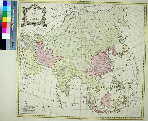 2e. Carte de l'Asia. 1755