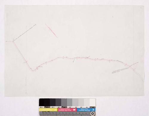 Plat of a Strip of Land on the Baldwin Tract of the Rancho Los Feliz conveyed by G. J. Griffith to the City of Los Angeles