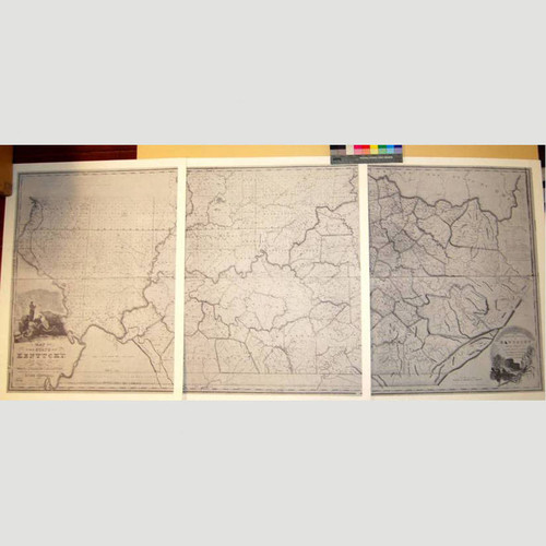 A map of the state of Kentucky, from actual survey : also part of Indiana and Illinois, compiled principally from returns in the Surveyor General's Office / by Luke Munsell