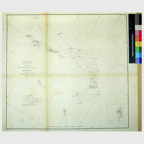 Sketch J showing the progress of the Survey in Section No. X (Lower Sheet) from San Diego to Pt. Sal from 1850 to 1860