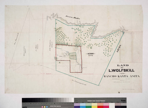 Land of L. Wolfskill in the Rancho Santa Anita