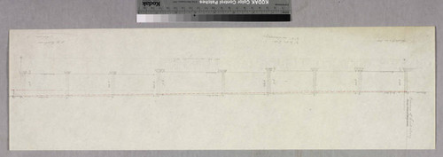 Footings of building at corner of Los Angeles Street and Sanchez Street