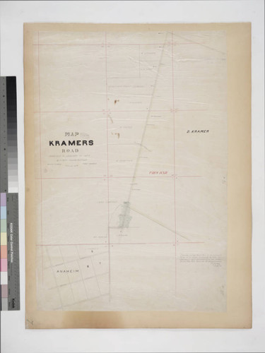 Map showing Kramers Road