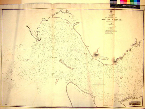 North America West Coast. The Entrance of Columbia River / Surveyed by Sir Edward Belcher C.B. in HMS Sulfur 1839. J. & C. Walker Sculpt