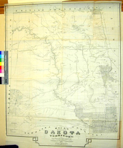Rice's sectional map of Dakota Territory / draughted by Fred Sturnegk, Draughtsman Q. M. Dept. of Dakota
