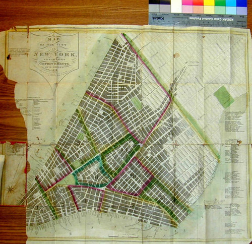 Map of the city of New York, With The Latest Improvements / by H. Phelps, corrected to 1831