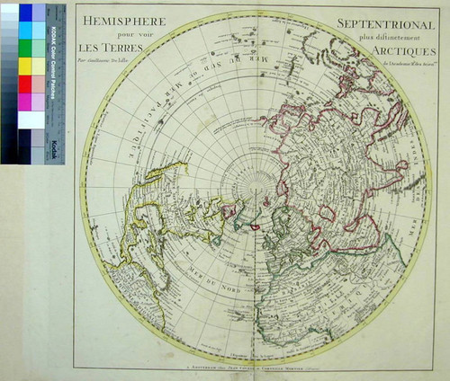 Hemisphere Septentrional pour voir plus distinctement Les Terres Arctiques