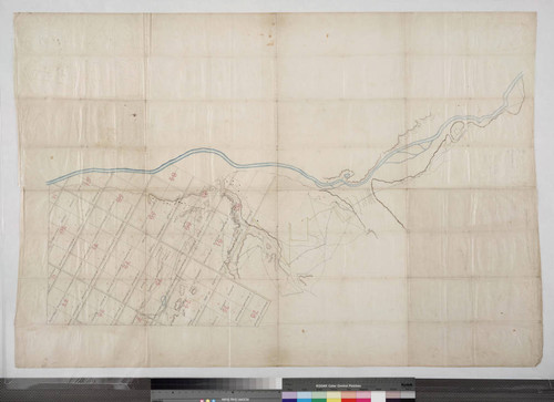 Map of City 35-Acre Lots. E. of Los Angeles River