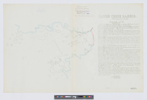 Casper Creek Harbor, Mendocino Co., Cal