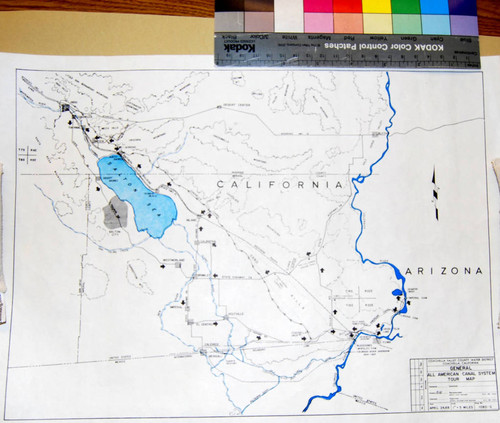 All American canal system tour map