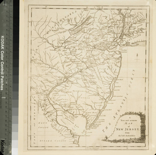 A new and accurate map of New Jersey, from the best authorities