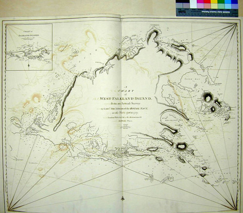 Chart of West Falkland Island, from an Actual Survey by Lieut. Thos. Edgar of the Royal Navy, in the Years 1786 & 1787