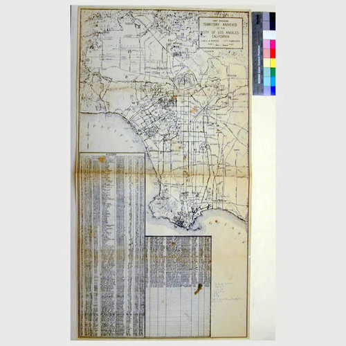 Map showing territory annexed to the City of Los Angeles California / Lyall A. Pardee City Engineer