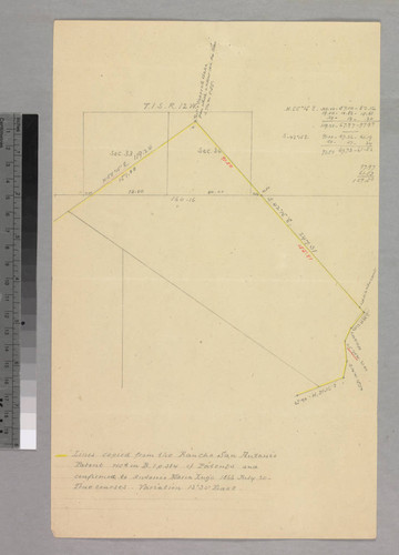 Rancho San Antonio : S65 - parcel in Rancho San Antonio belonging to José del Carmen Lugo