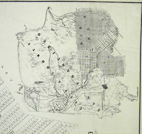 Map of the Golden Gate Homestead Association