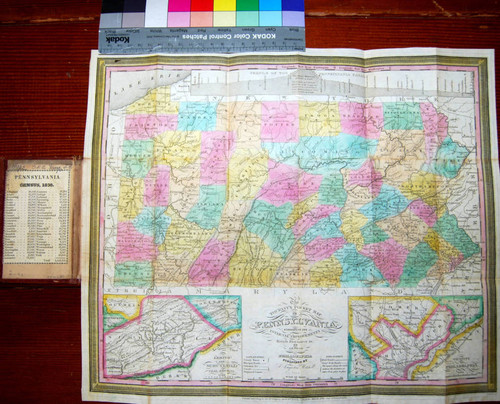 The tourist's pocket map of Pennsylvania : Exhibiting its internal improvements, road distances, &c. / by J. H. Young