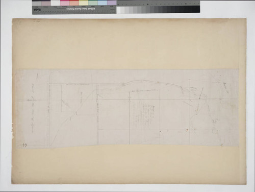 Map of a Road from the head of Azusa Avenue to San Gabriel Canyon