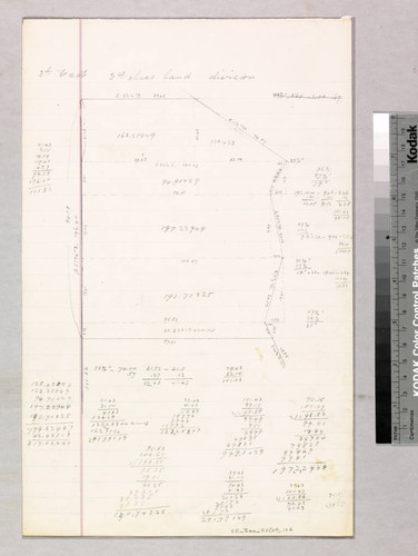 3d tract, 3d class land division