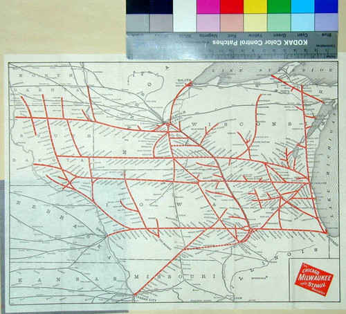 The Chicago, Milwaukee and St. Paul Railway [Route map]