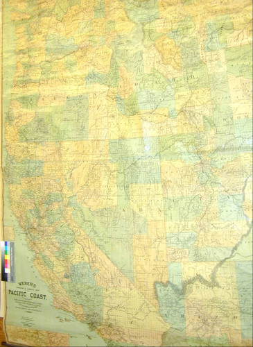 Weber's Township & County Map of the Pacific Coast, Comprising California, Oregon, Washington, Idaho, Montana, Utah, Nevada & Arizona : compiled from all the latest official, special and private data
