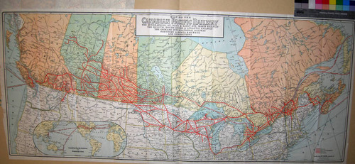 Map of the Canadian Pacific Railway : the Minneapolis, St. Paul and Sault Ste. Marie Railway, the Duluth, South Shore and Atlantic Railway and connections