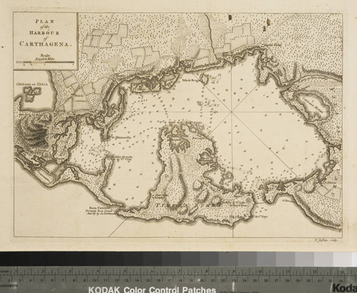 Plan of the Harbour of Carthagena