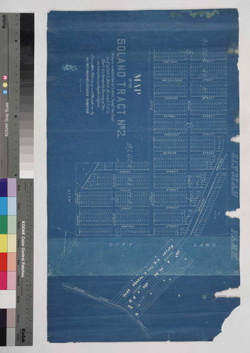 Map of the Solano Tract No. 2