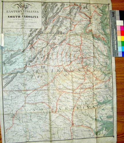 Map of eastern Virginia and North Carolina : from the United States Coast Survey