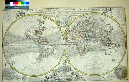New and Correct Map of the World, laid down according to the newest discoveries and from the most exact observations by Herman Moll, Geographer