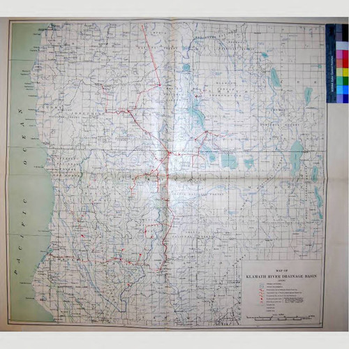 Map of the Klamath River Drainage Basin