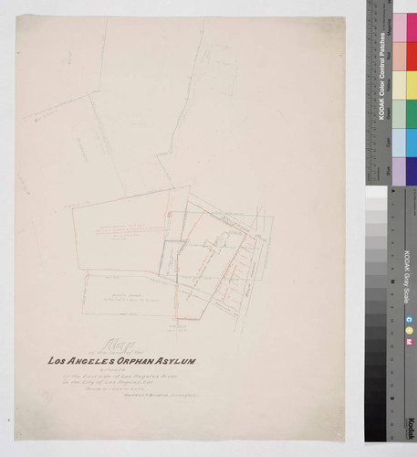 Land of the Los Angeles Orphan Asylum situate on the East side of Los Angeles River