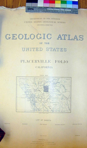 Geologic Atlas of the United States : Placerville folio, California