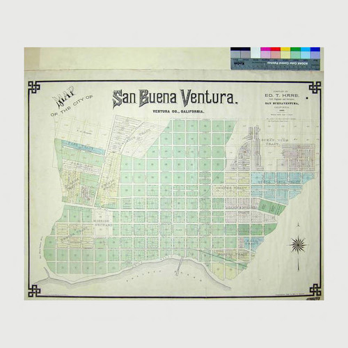 Map of the City of San Buena Ventura, Ventura Co., California