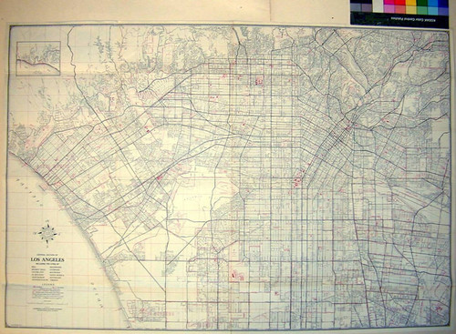 Central section of Los Angeles including the Cities of Bell, Beverly Hills, Culver City, El Segundo, Hawthorne, Huntington Pk., Inglewood, Lynwood, Maywood, Santa Monica, Southgate, Vernon