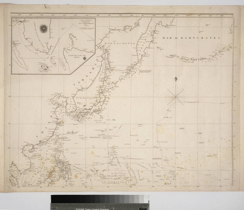 [Map of the western Pacific Ocean and the Asiatic coast]