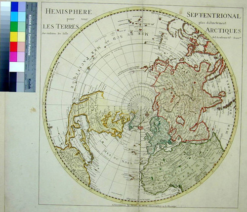 Hemisphere Septentrional pour voir plus distinctement Les Terres Arctiques