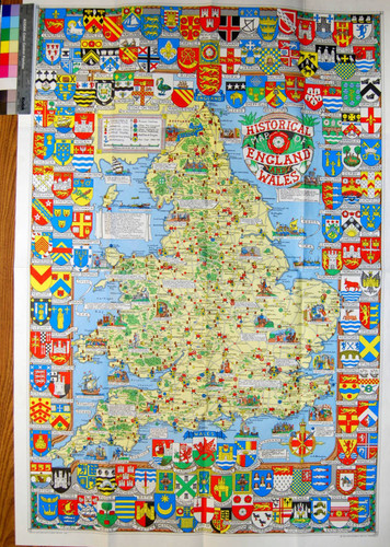 Historical map of England and Wales