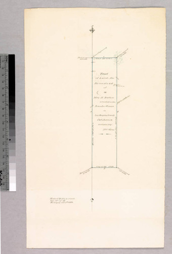 Tract of Land, the Homestead of Mrs. H. Dalton situated on the Rancho Azusa