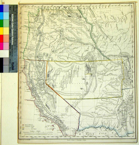 Californien, Oregon, Utah und Neu-Mejico