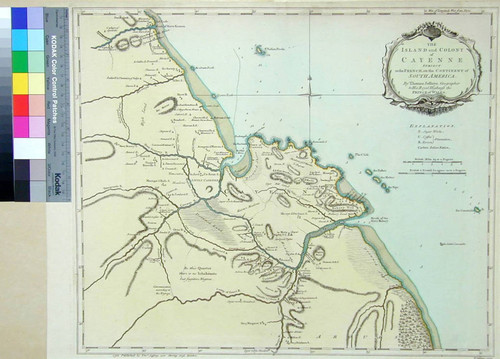 Island and Colony of Cayenne subject to the French, on the Continent of South America. By Thomas Jefferys, Geographer to his Royal Highness the Prince of Wales