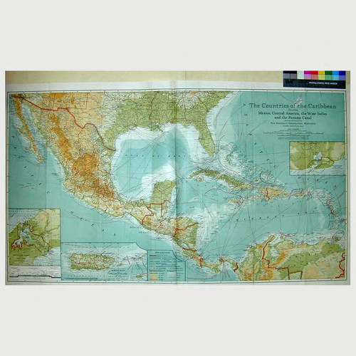 The countries of the Caribbean : including Mexico, Central America, the West Indies and the Panama Canal ; prepared especially for The National Geographic Magazine Gilbert Grosvenor, Editor