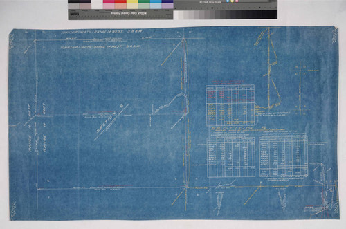 Los Angeles County. Goldsworthy survey of Section 6 - ; T. 1 S. R. 14 W. S.B.M