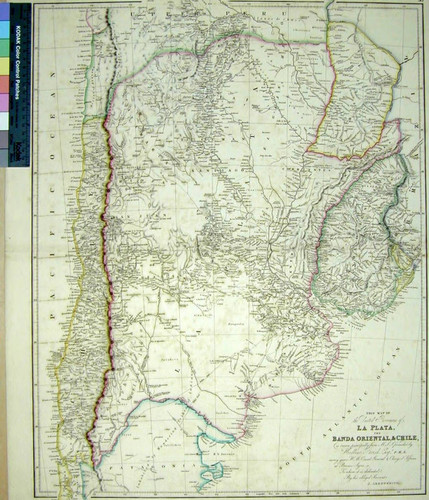 This Map of the United Provinces of La Plata, the Banda Oriental, & Chile