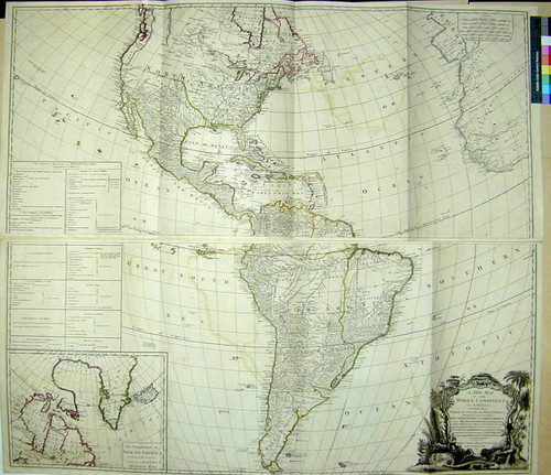 A New Map of the Whole Continent of America, divided into North and South and West Indies