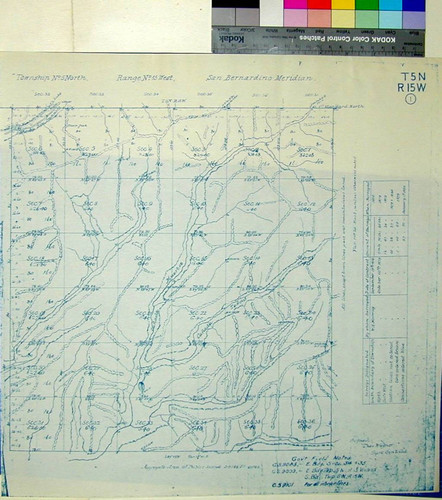 Township No. 5 North, Range 15 West, San Bernardino Meridian, California