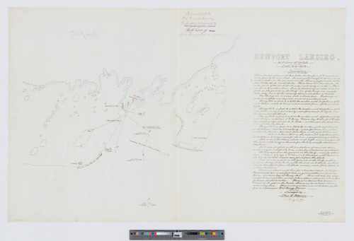 Newport Landing : as it shows at low tide