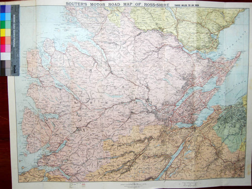 Souter's Motor Road Map of Ross-shire